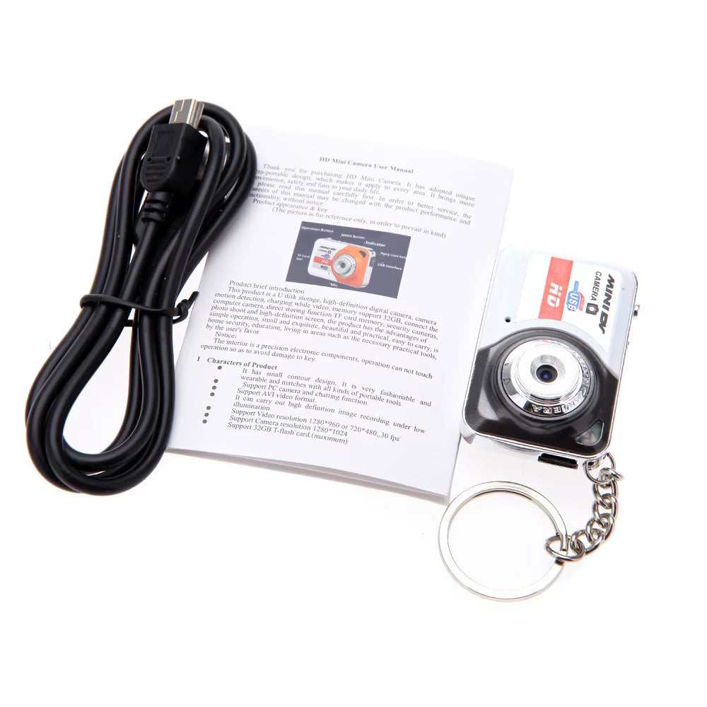 PIXAVA™ Portable Mini HD Camera – Ultra Compact 1080p Digital Cam with Built-in Mic & TF Card Slot | Perfect for Gifting & On-the-Go Moments