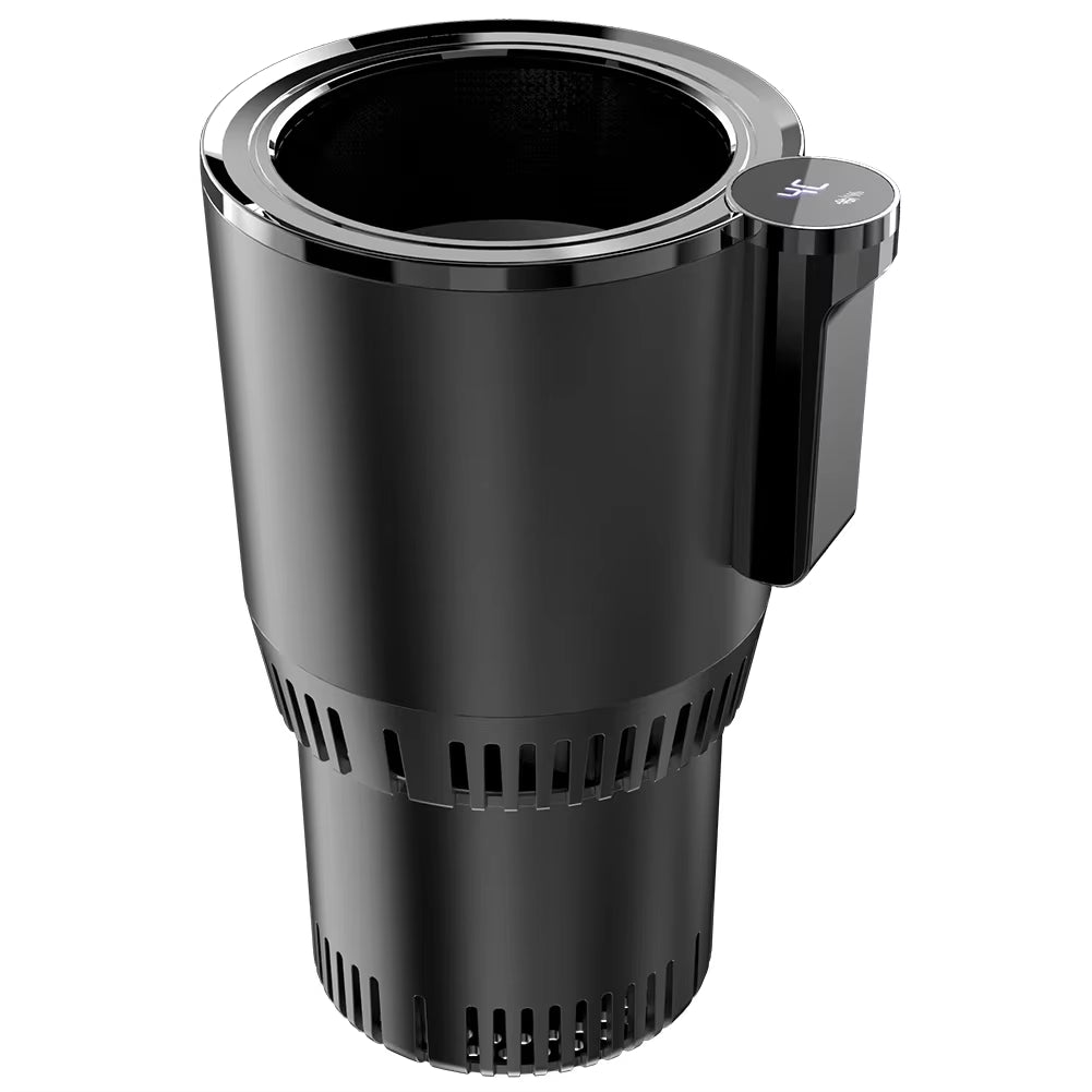THERMOFYRE™ Dual-Zone Smart Cup Holder – Instant Heating & Cooling Mug Warmer for Car & Office | 12V Thermoelectric Technology