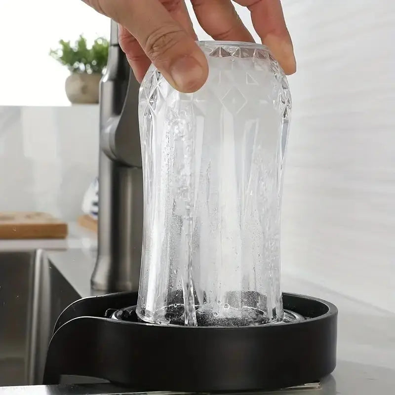 High-Pressure Cup Washer – Automatic Sink Glass Rinser for Beer, Milk Tea & More | Quick & Effortless Cleaning Tool